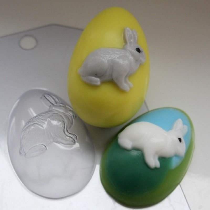 Форма для отливки шоколада "Яйцо кролик"